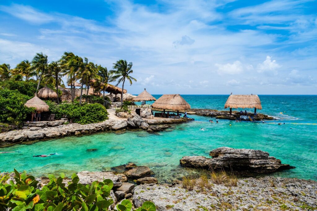 The beautiful oceanfront paradise of the Mayan Riviera